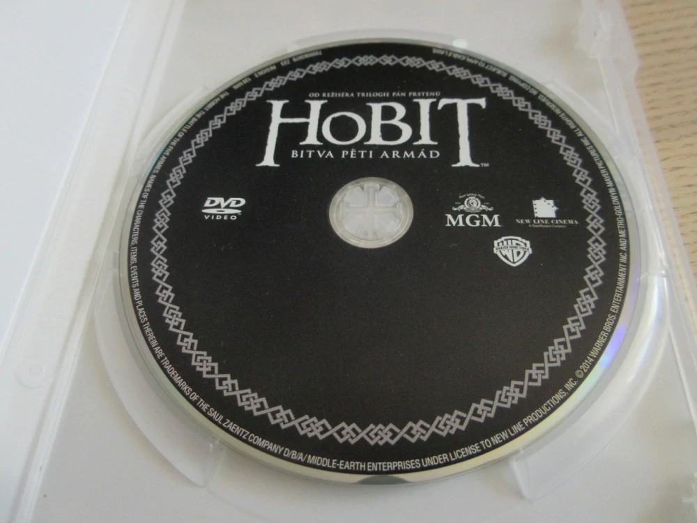 HOBIT: BITVA PĚTI ARMÁD, DVD FILM