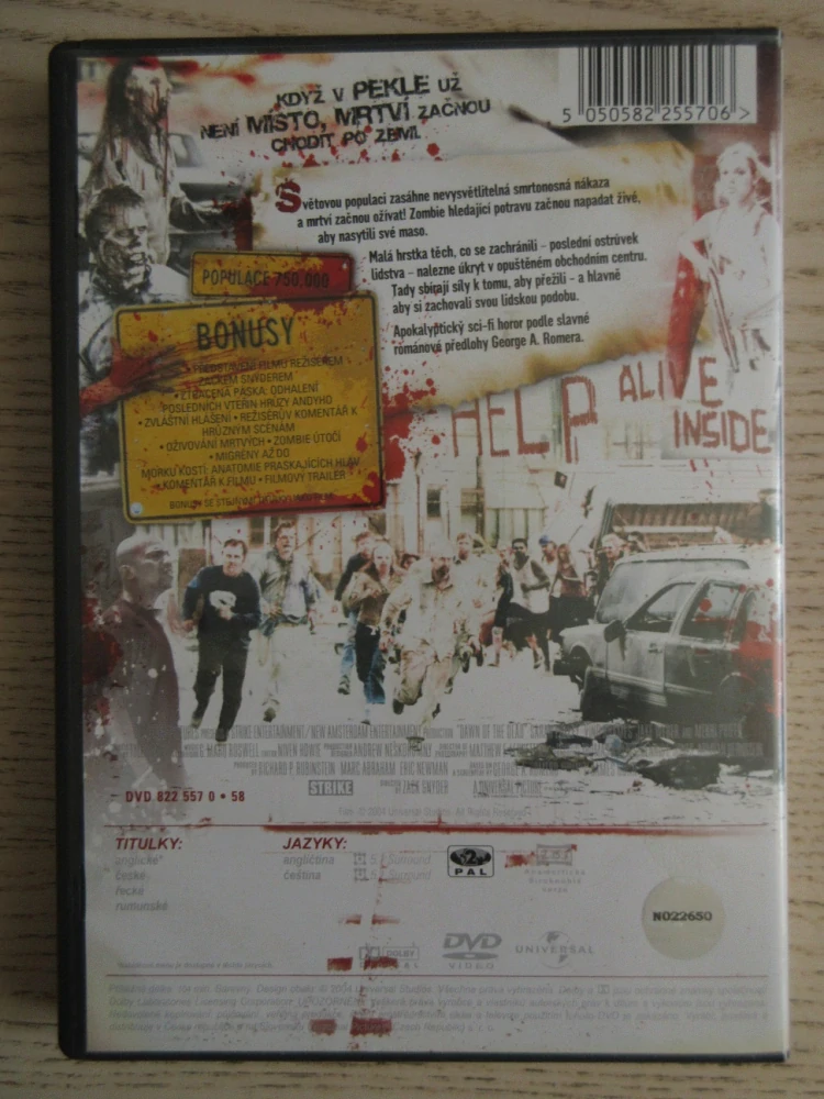 ÚSVIT MRTVÝCH, DVD FILM