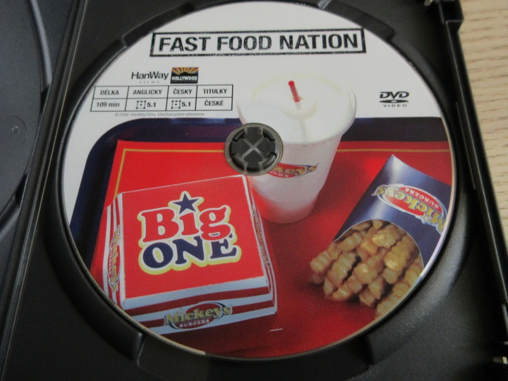 FAST FOOD NATION, GB OBAL, ČESKÁ VERZE, 2X DVD FILM