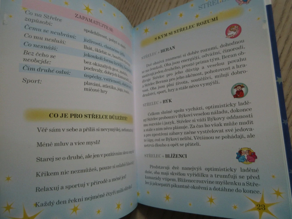 HOROSKOP VAŠEHO DÍTĚTE, STŘELEC, DAGMAR KLUDSKÁ, **an