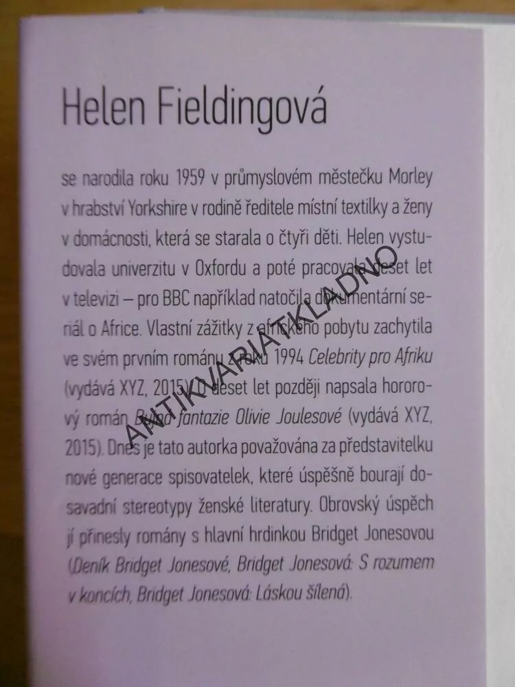 DENÍK BRIDGET JONESOVÉ, HELEN FIELDINGOVÁ, **an