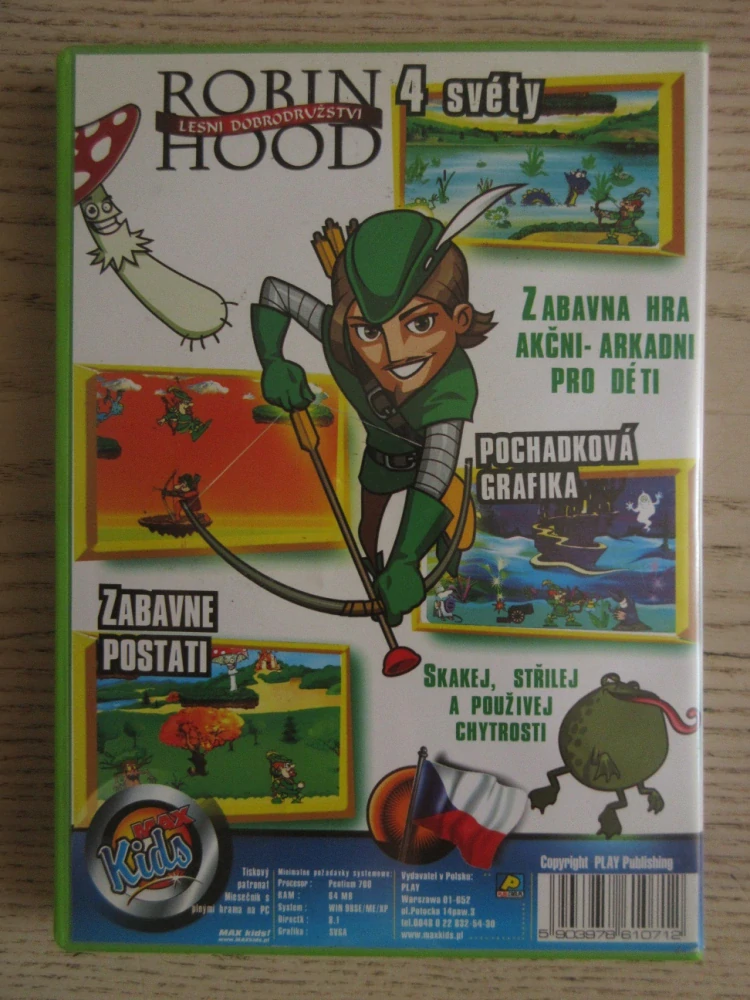 ROBIN HOOD: LESNÍ DOBRODRUŽSTVÍ, PC HRA