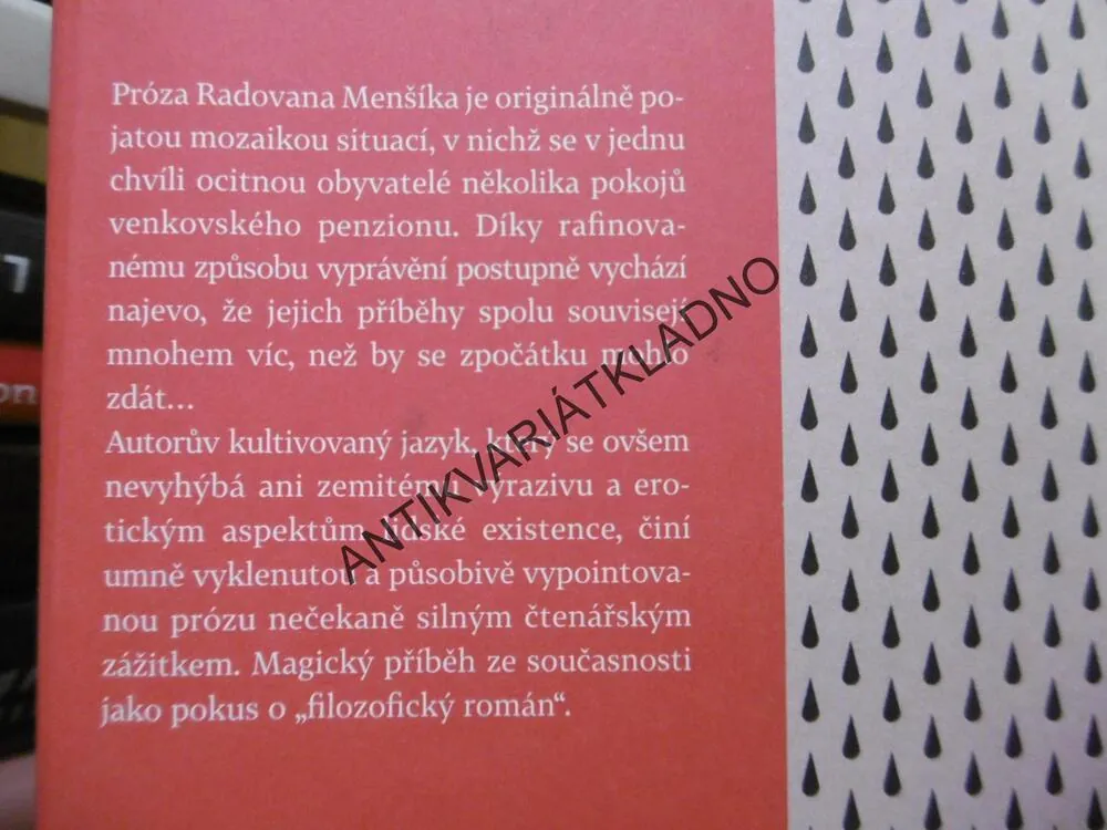 VEDLEJŠÍ POKOJE, RADOVAN MENŠÍK, **an