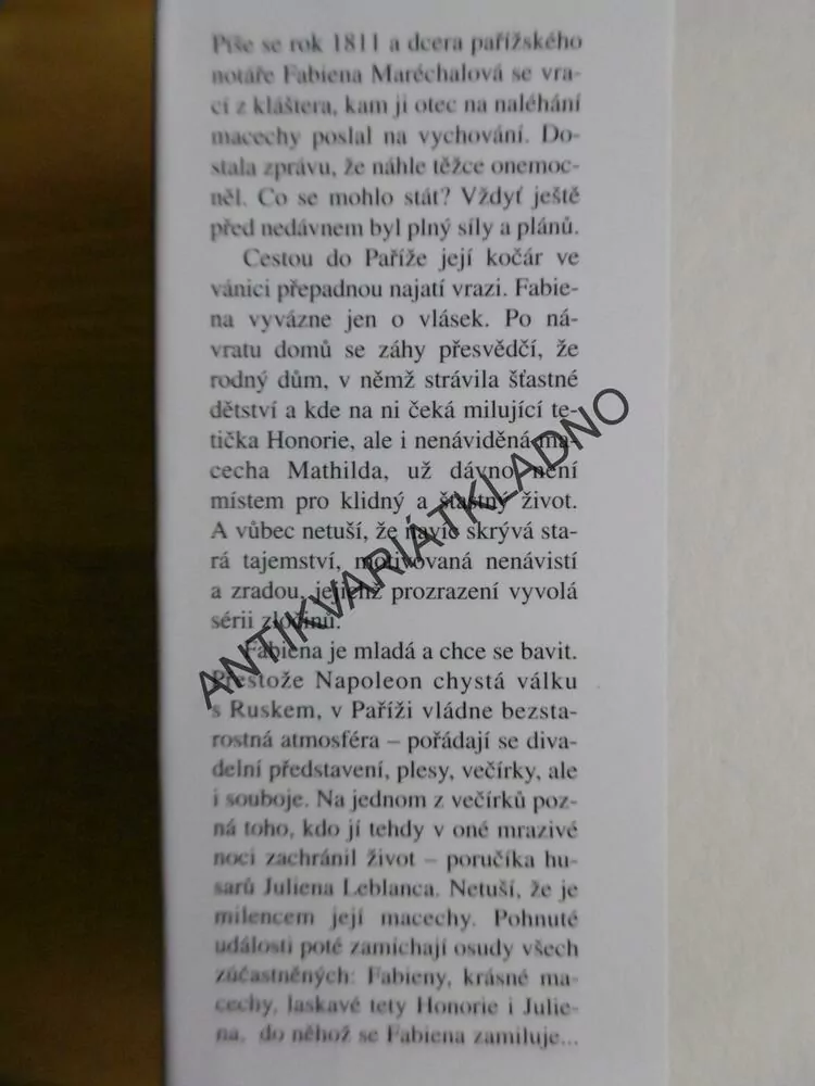 HODINA PO PŮLNOCI, HANA MARIE KÖRNEROVÁ, **an