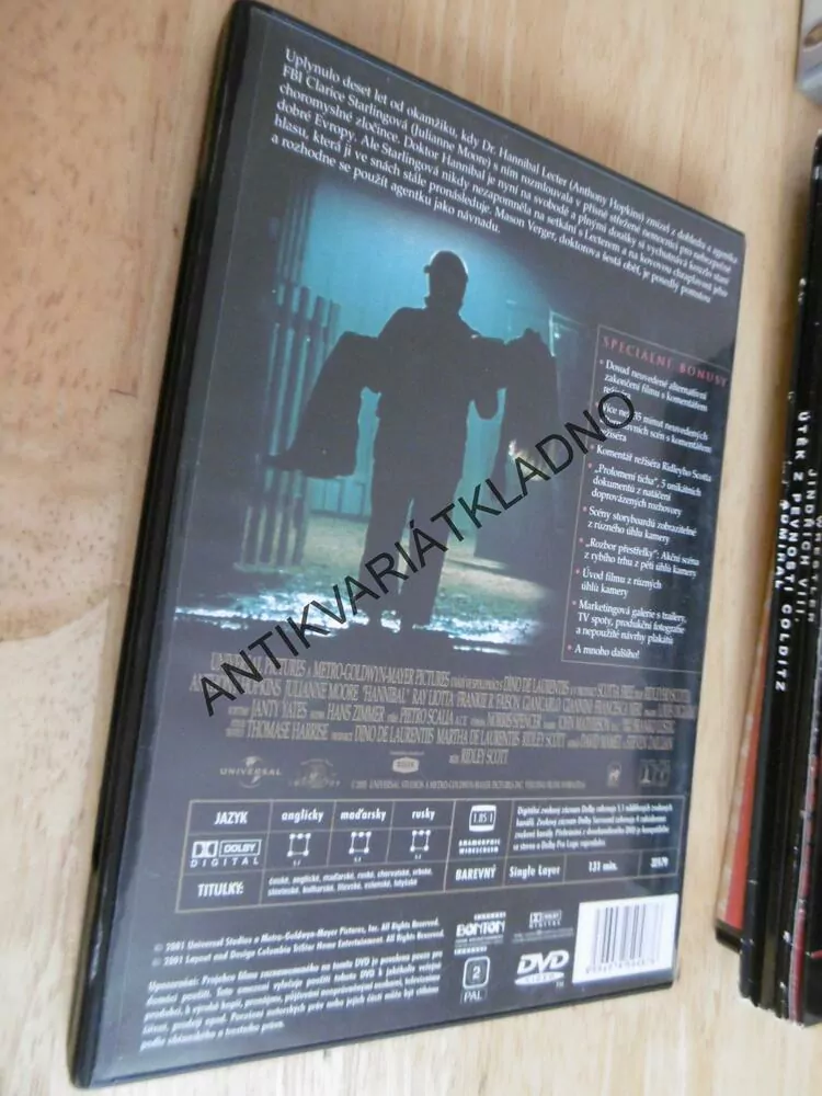HANNIBAL, DVD FILM