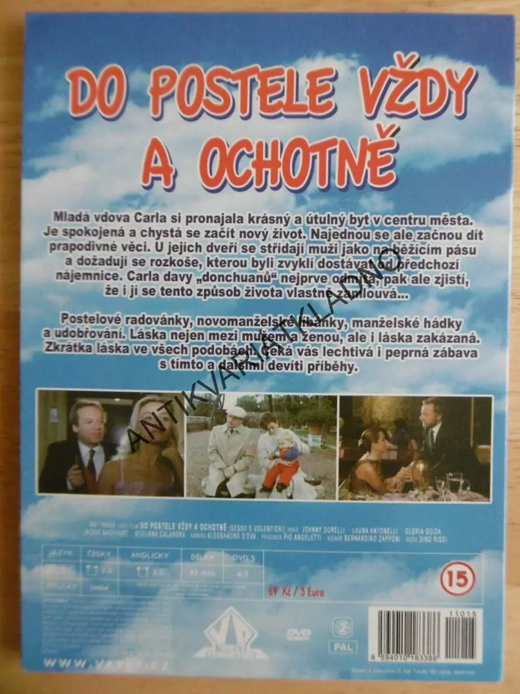 DO POSTELE VŽDY A OCHOTNĚ, DVD FILM
