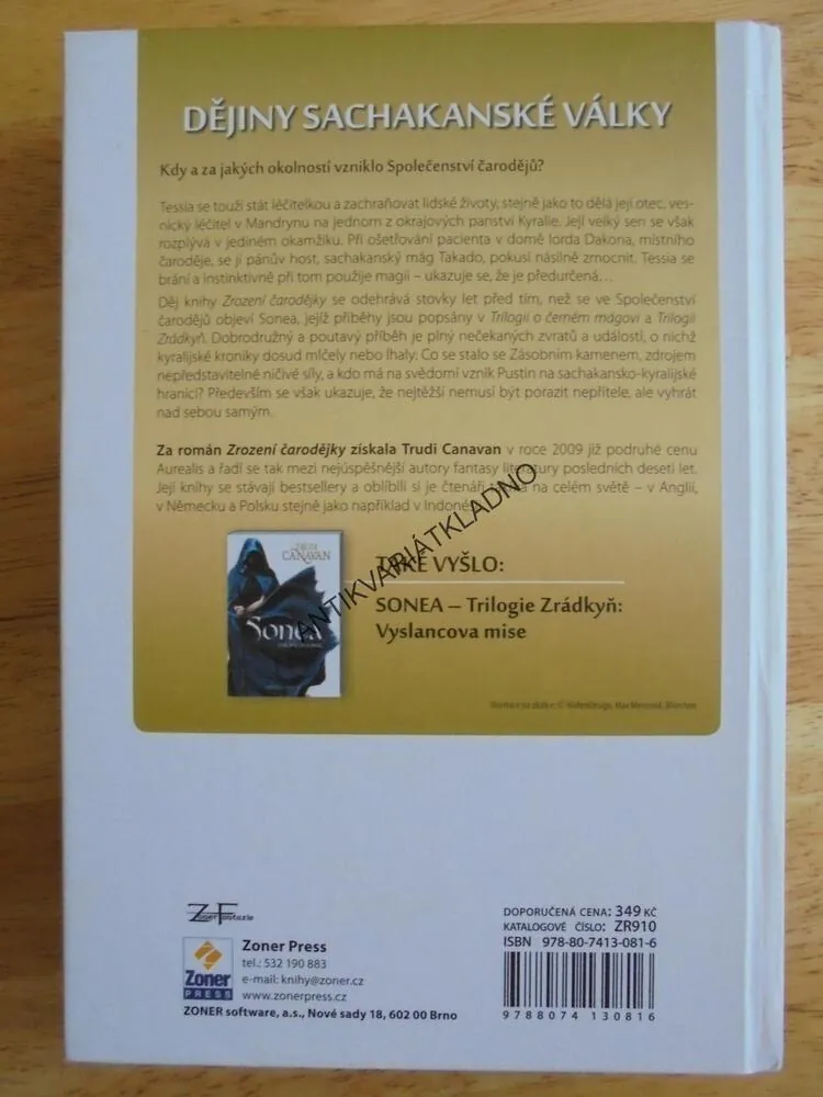 TESSIA, ZROZENÍ ČARODĚJKY, TRUDI CANAVAN
