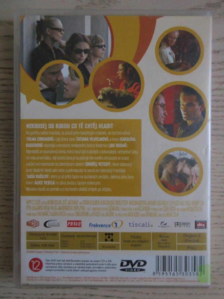 DUŠE JAKO KAVIÁR, T. VILHELMOVÁ, O. VETCHÝ, DVD FILM ČR