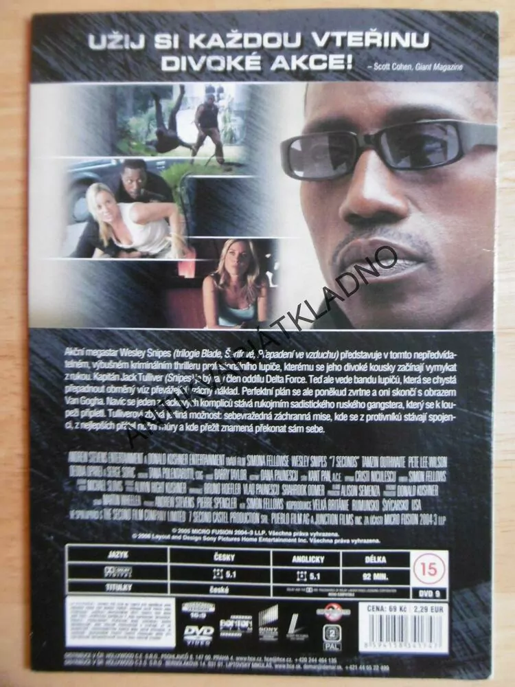7 VTEŘIN, DVD FILM