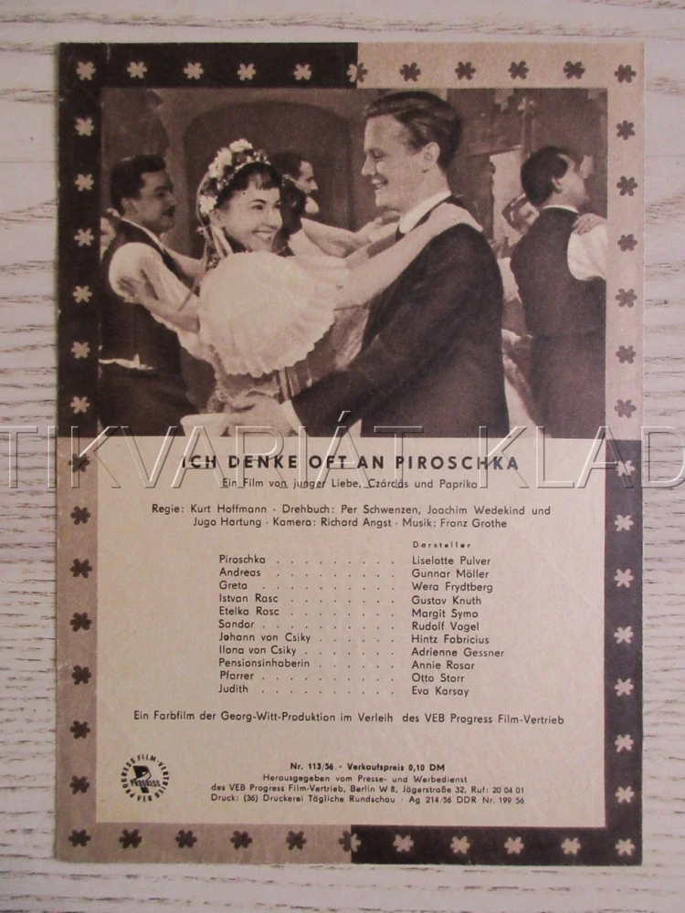 PIROSCHKA, L. PULVER, BIO PROGRAM ČŠ-2 Č. 2