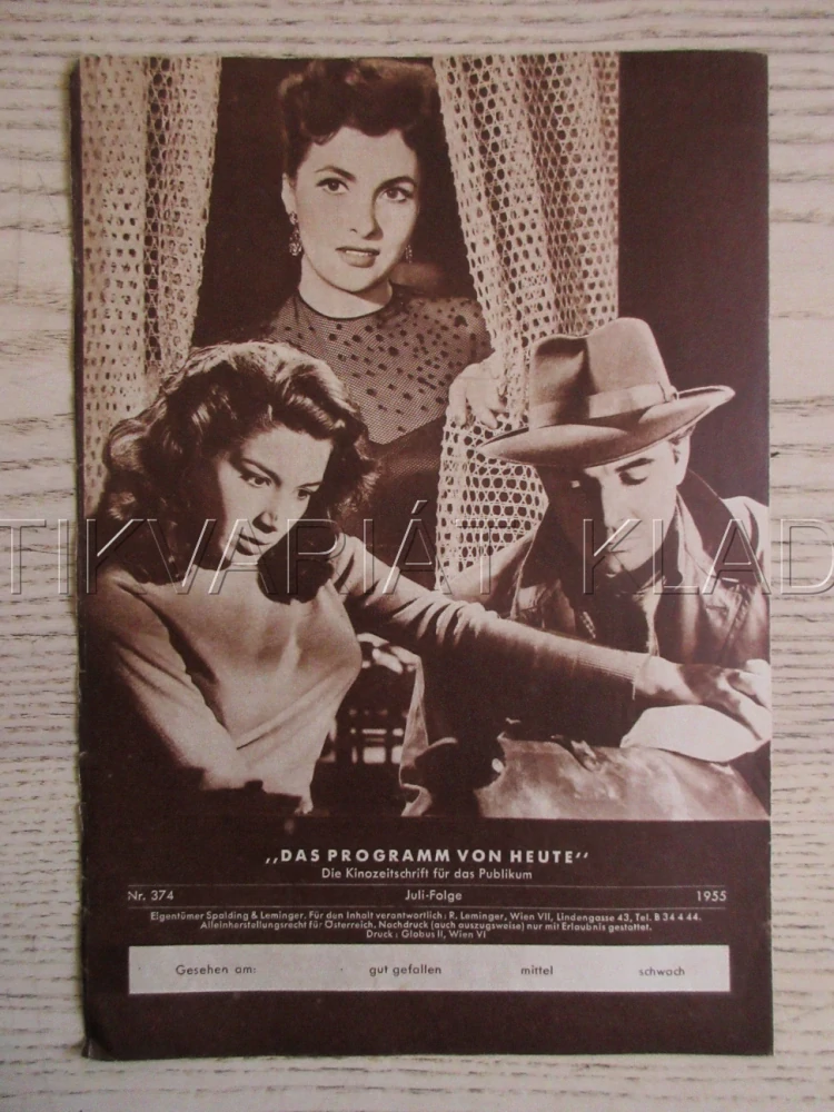 MĚSTO SE BRÁNÍ, G. LOLLOBRIGIDA, 1955, BIO PROGRAM ČŠ-2 Č. 11