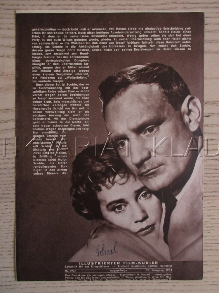 DAS HERZ ALLER DINGE, T. HOWARD, BIO PROGRAM ČŠ-2 Č. 29