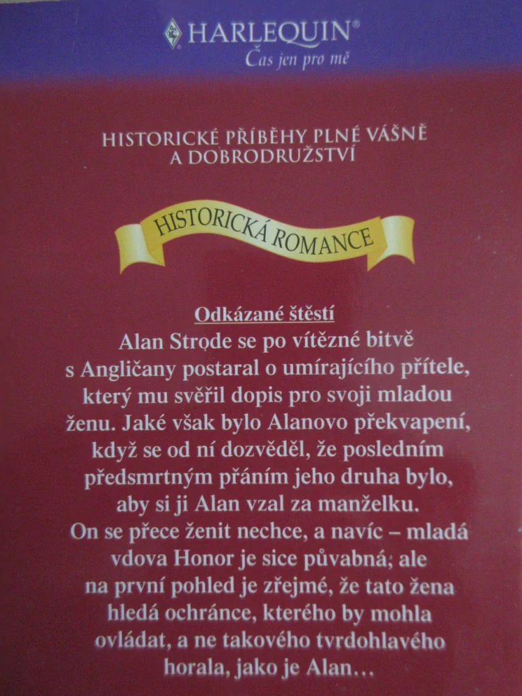 ODKÁZANÉ ŠTĚSTÍ, LYN STONEOVÁ, **an