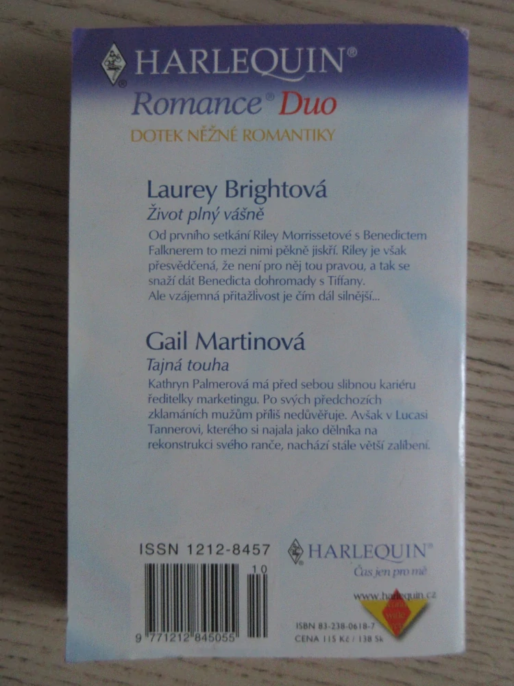 ŽIVOT PLNÝ VÁŠNĚ, LAUREY BRIGHTOVÁ, TAJNÁ TOUHA, GAIL MARTINOVÁ, **an