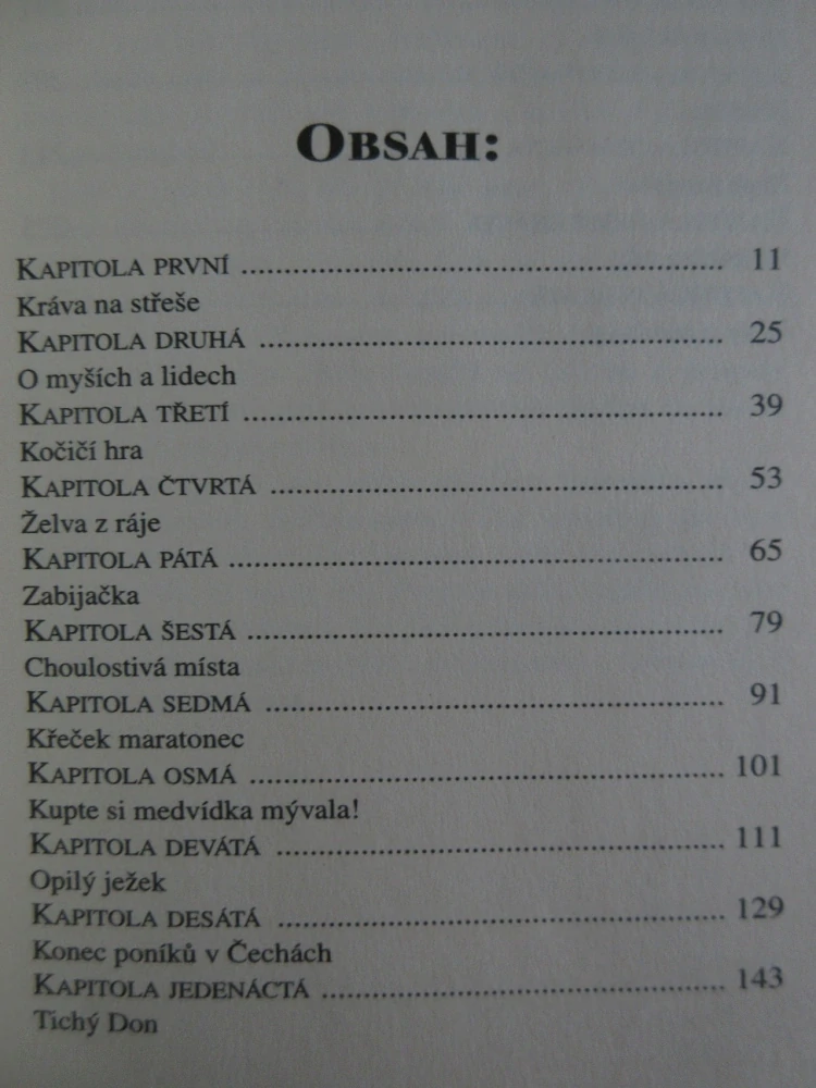 LIDÉ, ČAS A ZVÍŘATA, JAROSLAV ČEJKA, **an