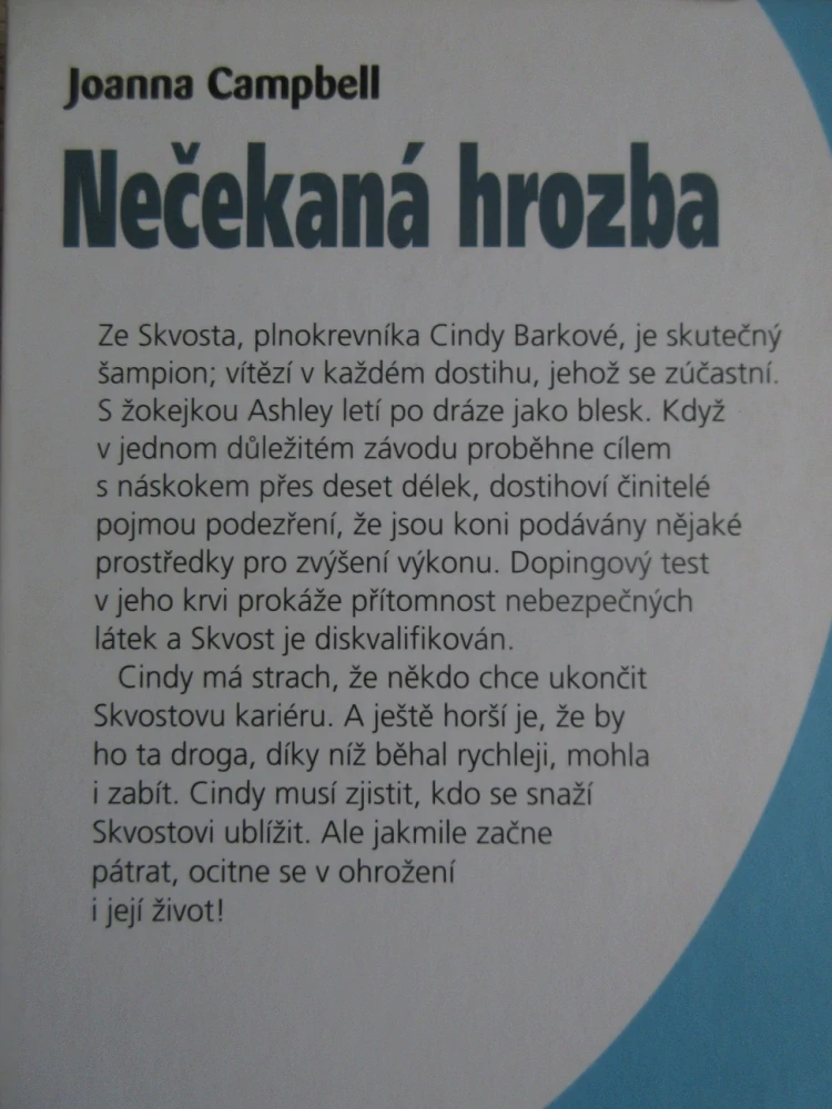 NEČEKANÁ HROZBA, JOANNA CAMPBELL, KAREN BENTLEY, **an