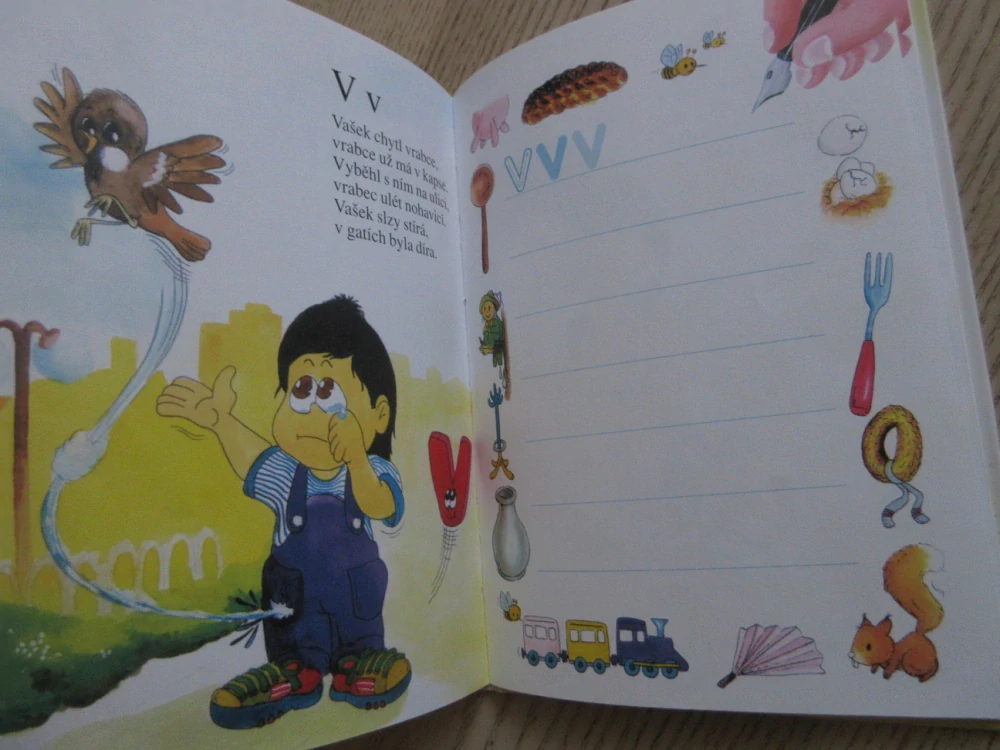 MOJE PRVNÍ ABECEDA, MILOŠ HOLAS, **an