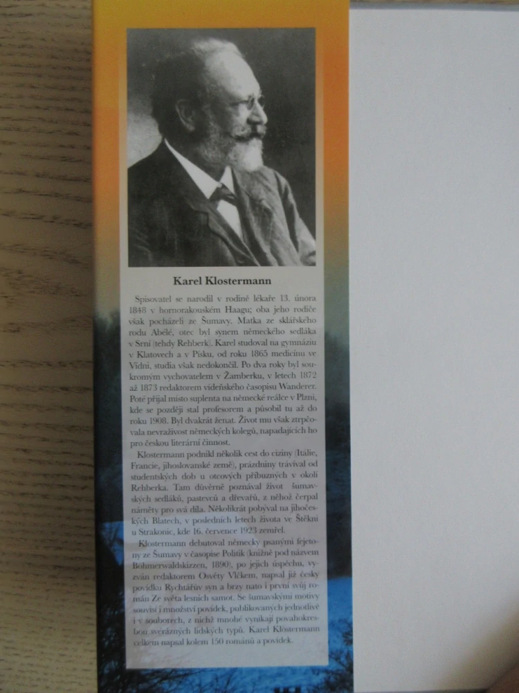 KORÁLKY, KAREL KLOSTERMANN, ŠUMAVA, **an