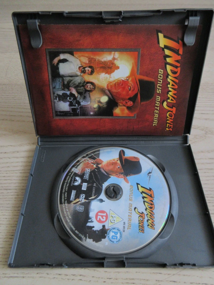 INDIANA JONES, BONUS MATERIAL, GB OBAL, ČESKÉ TITULKY, DVD FILM