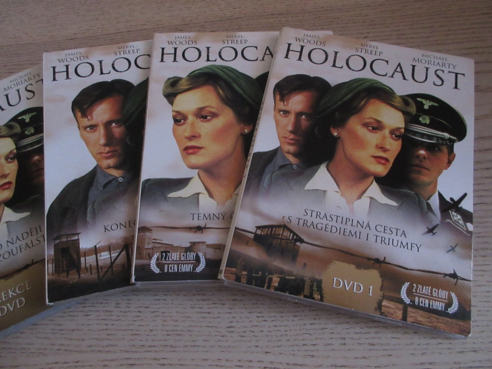 HOLOCAUST, J. WOODS, M. STREEP, M. MORIARTY, 3X DVD FILM VÁLKA