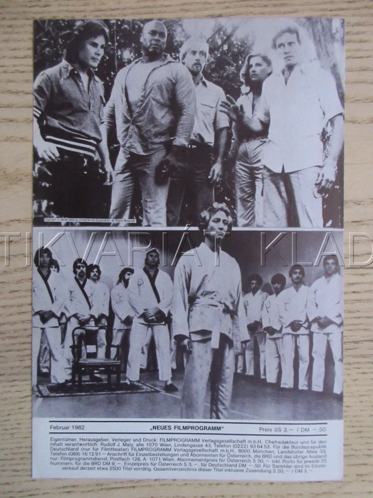 KUNG-FU FILM FORCE: FIVE, BIO PROGRAM ČŠ-2 Č. 52