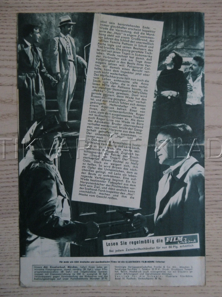 HOSTINEC NA TEMŽI, K. KINSKI, BIO PROGRAM ČŠ-2 Č. 57