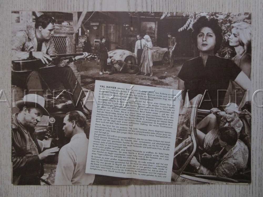 FUGITIVE KIND, SESTUP ORFEŮV, M. BRANDO, BIO PROGRAM ČŠ-2 Č. 61