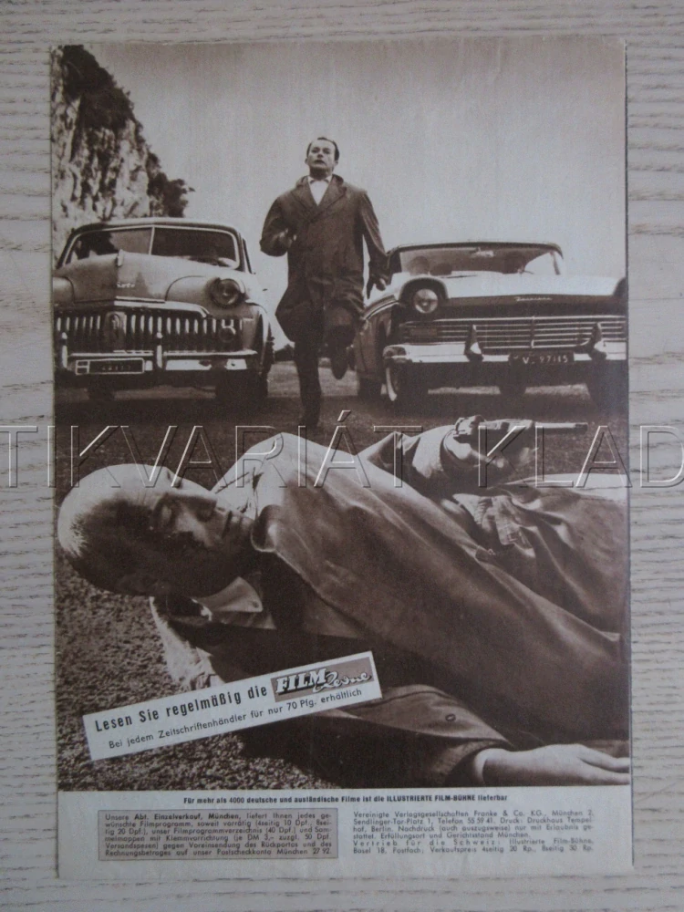 PLES ŠPIONŮ, LE BAL DES ESPIONS, M. PICCOLI, BIO PROGRAM ČŠ-2 Č. 66