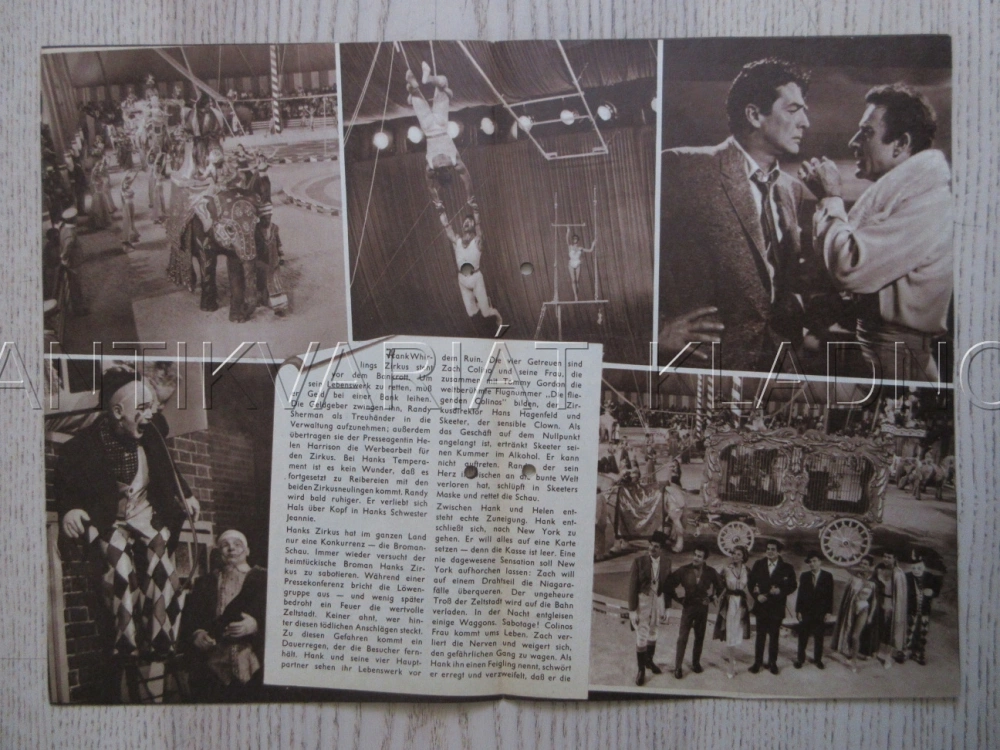THE BIG CIRCUS, VELKÝ CIRKUS, V. MATURE, V. PRICE, BIO PROGRAM ČŠ-2 Č. 84