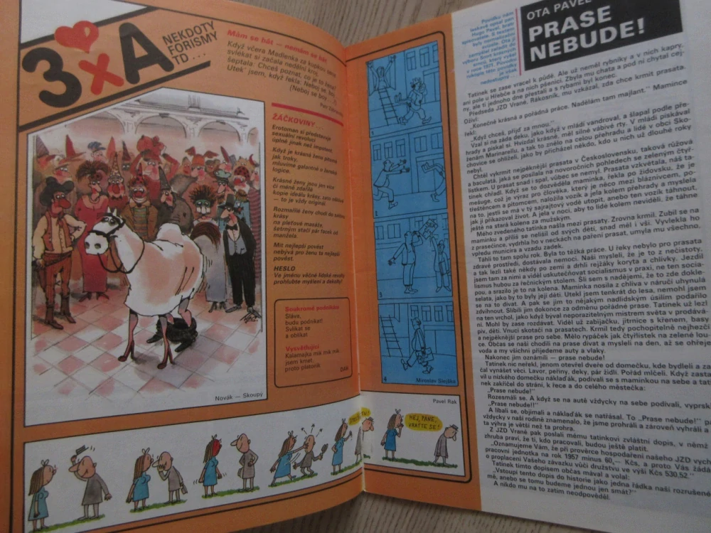 SEX BOX 2, MĚSÍČNÍK HUMORU O ŽENÁCH A MUŽÍCH, NEPRAKTA, 1991