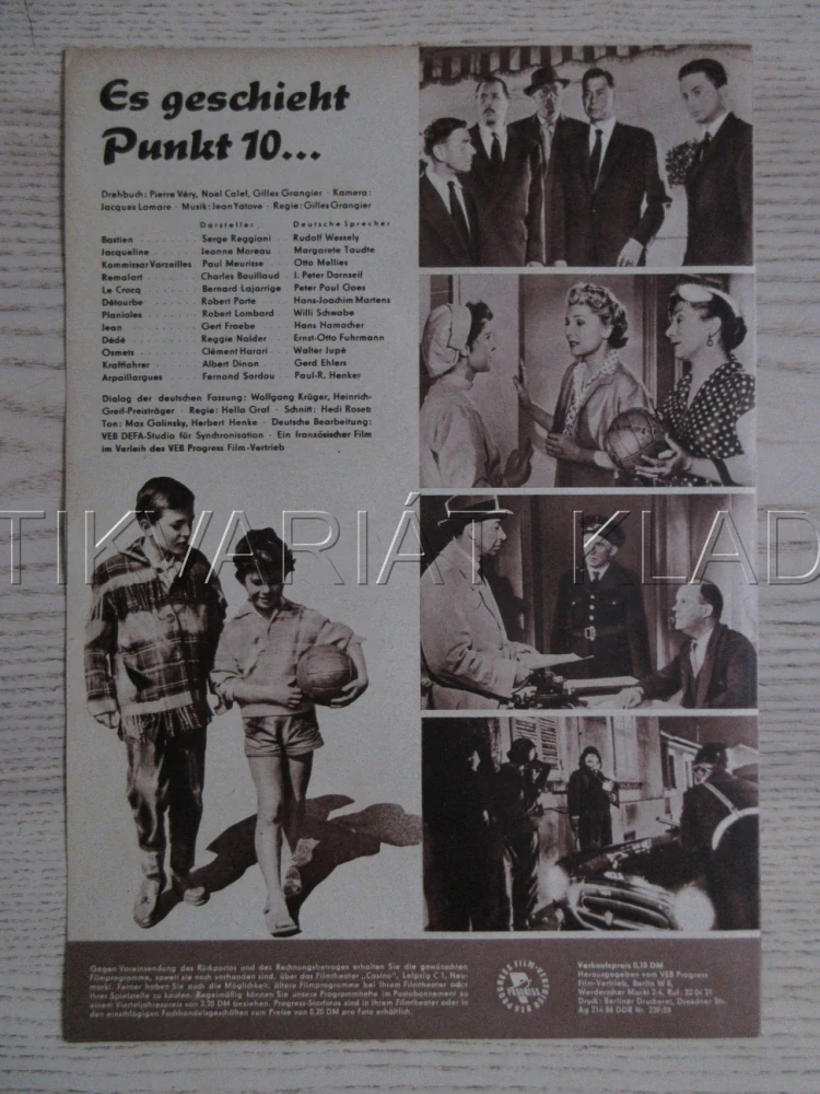 ÉCHEC AU PORTEUR, J. MOREAU, PROGRAM ČŠ-2 Č. 136