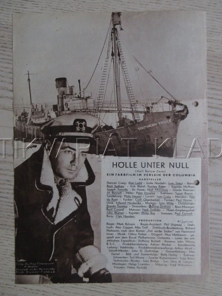 PEKLO NA HLADINĚ, A. LADD, S. BAKER, PROGRAM ČŠ-2 Č. 163