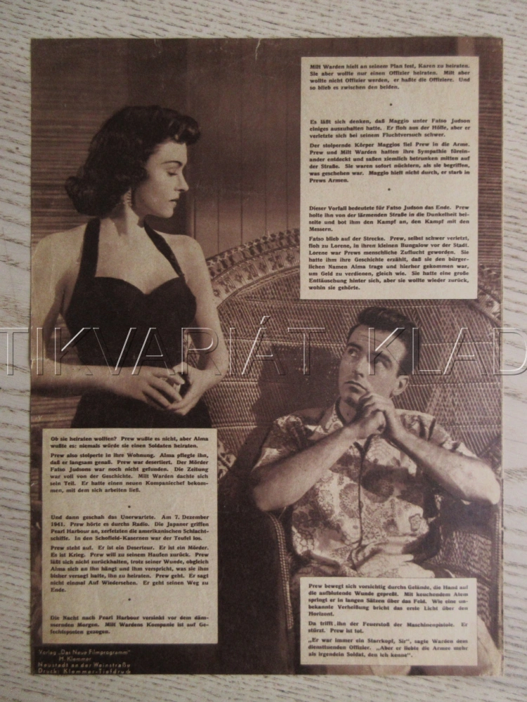 ODTUD AŽ NA VĚČNOST, B. LANCASTER, BIO PROGRAM ČŠ-2 Č. 171