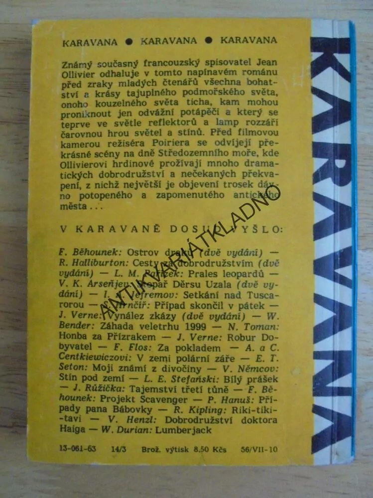 KARAVANA - POTOPENÉ MĚSTO, J.OLLIVIER