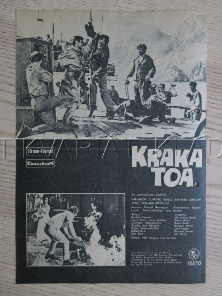 KRAKATOA, M. SCHELL, BIO PROGRAM ČŠ-2 Č. 185