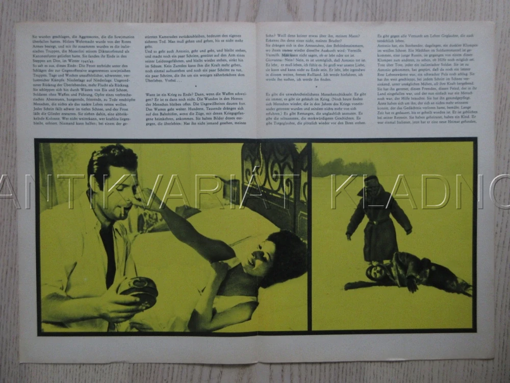 SLUNEČNICE, S. LOREN, M. MASTROIANNI, BIO PROGRAM ČŠ-2 Č. 200