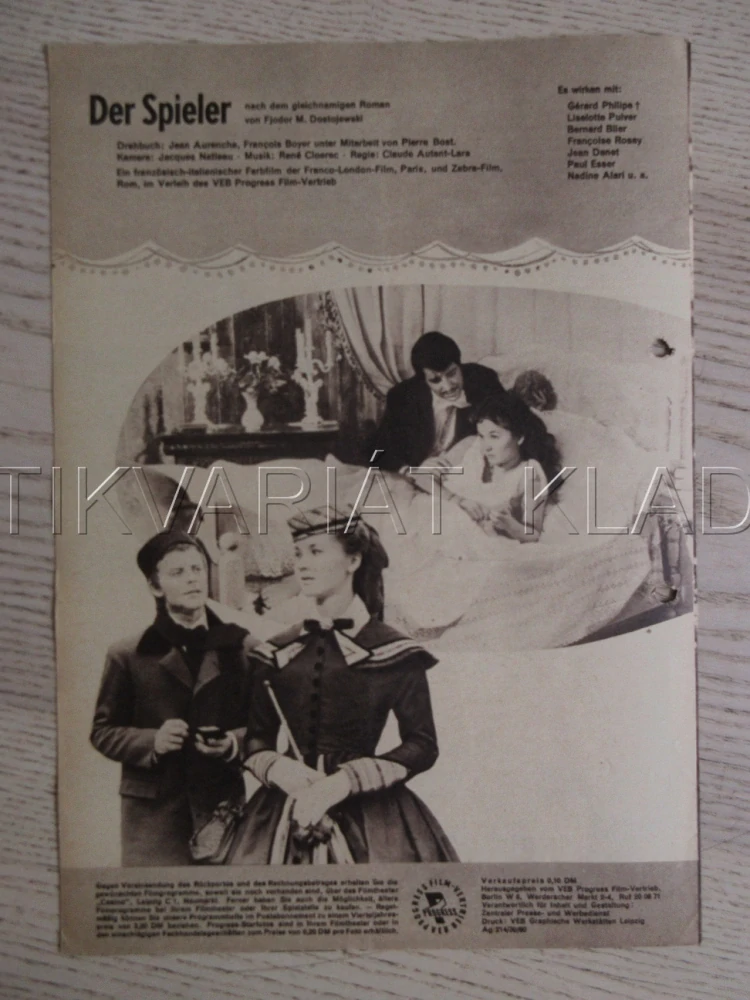 HRÁČ, G. PHILIPE, BIO PROGRAM ČŠ-2 Č. 208