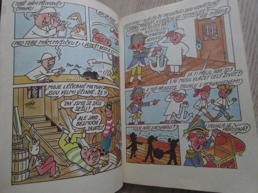 ČTYŘLÍSTEK, JAK SE CHODÍ DO POHÁDKY,POKLAD KAPITÁNA KIDA, ŠTÍPLOVÁ, NĚMEČEK, **an