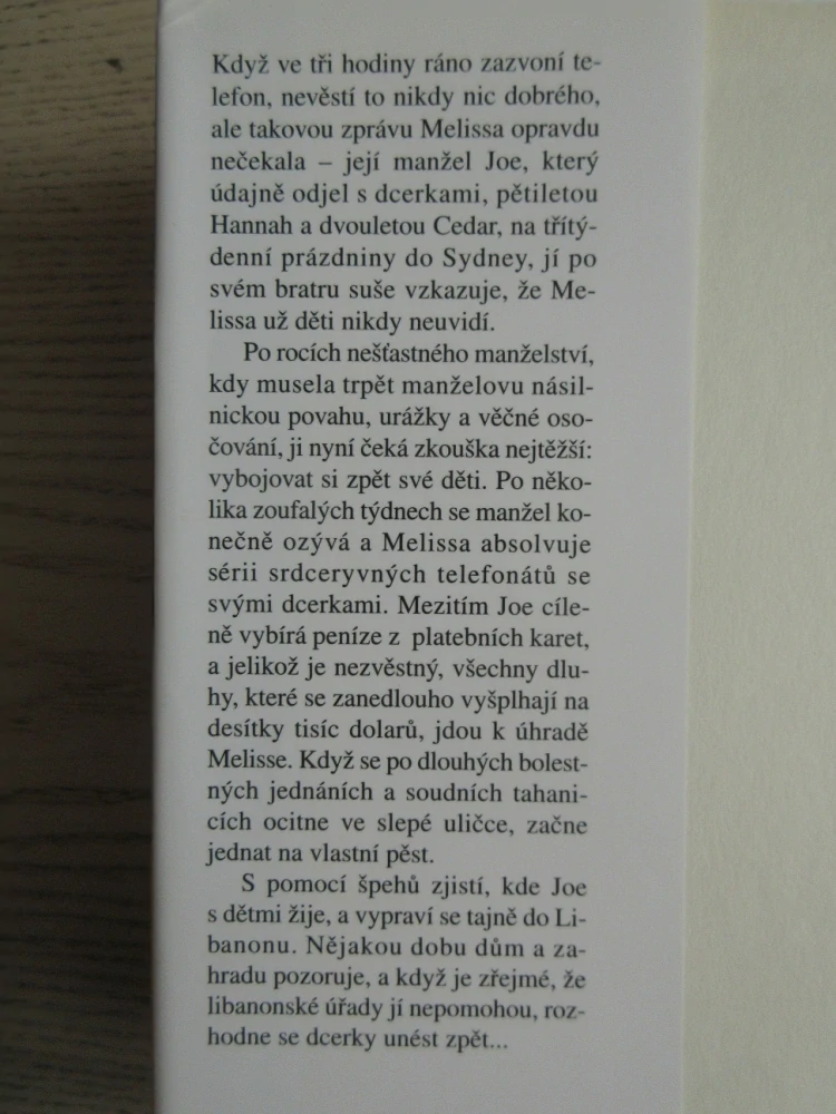 LET VÁŽKY, MELISSA HAWACHOVÁ, **an