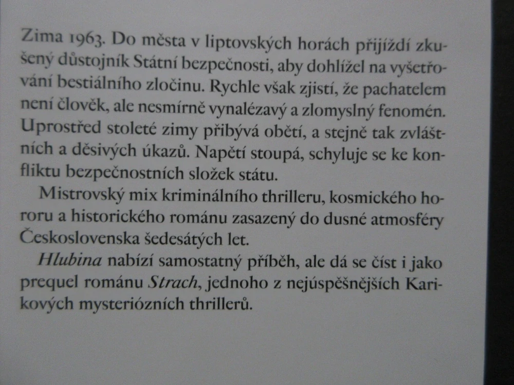 HLUBINA, JOZEF KARIKA, **an