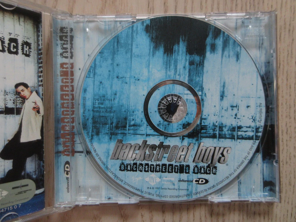 BACKSTREET BOYS BACKSTREET'S BACK, CD HUDBA