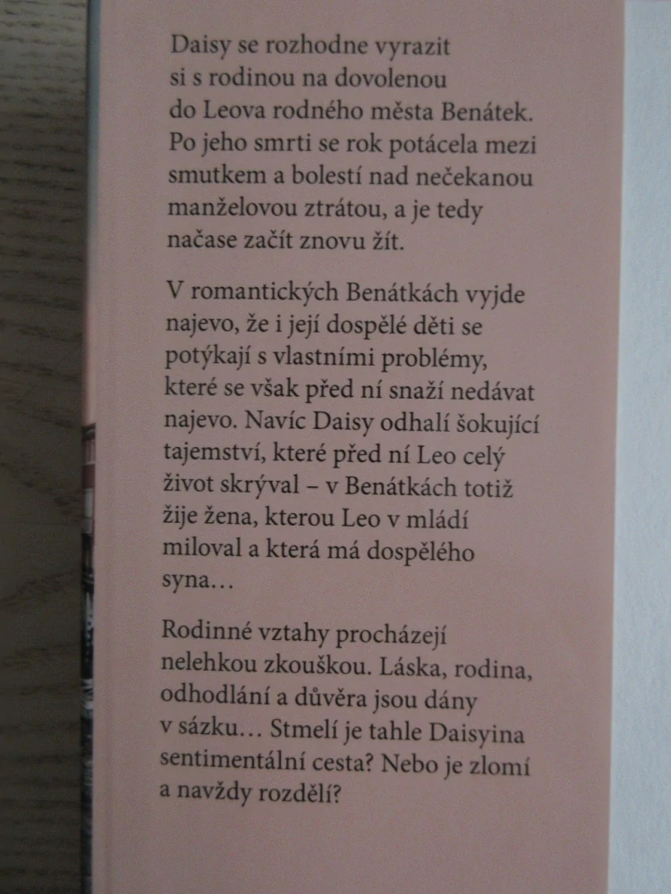 SETKÁNÍ V BENÁTKÁCH, BARBARA HANNAY, **an