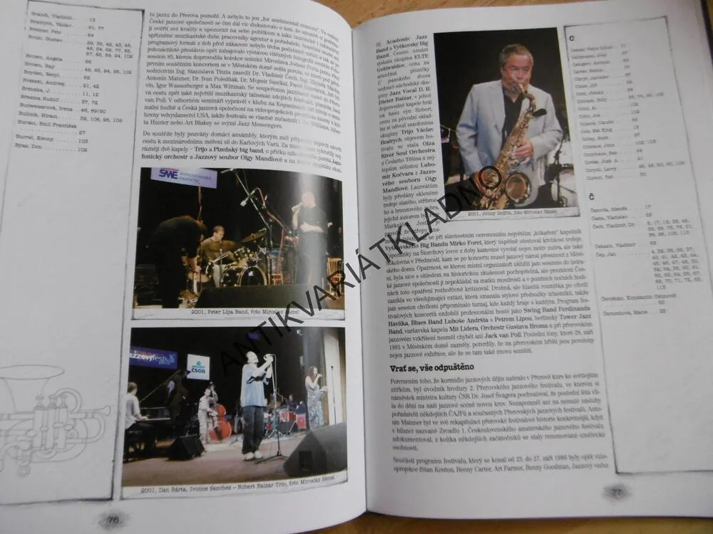 LABYRINT JAZZU A RÁJ SRDCE, HUDBA JAZZ