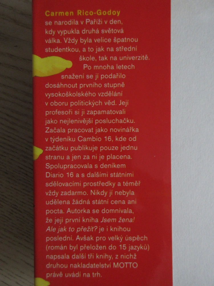 UŽÍVÁM SI ŽIVOTA!, CARMEN RICO-GODOY, **an