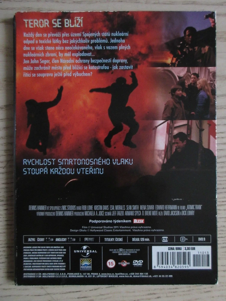 ATOMOVÝ VLAK, K. DAVIS, R. LOWE, DVD FILM