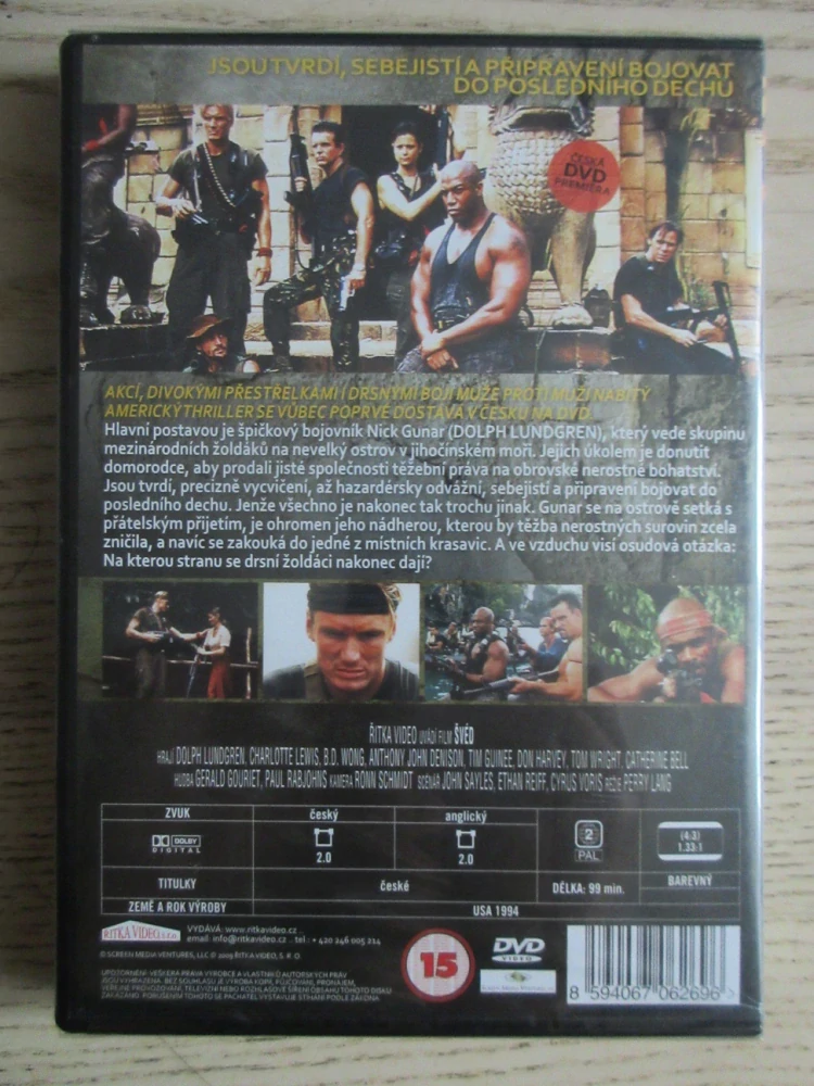 ŠVÉD, D. LUNDGREN, DVD FILM