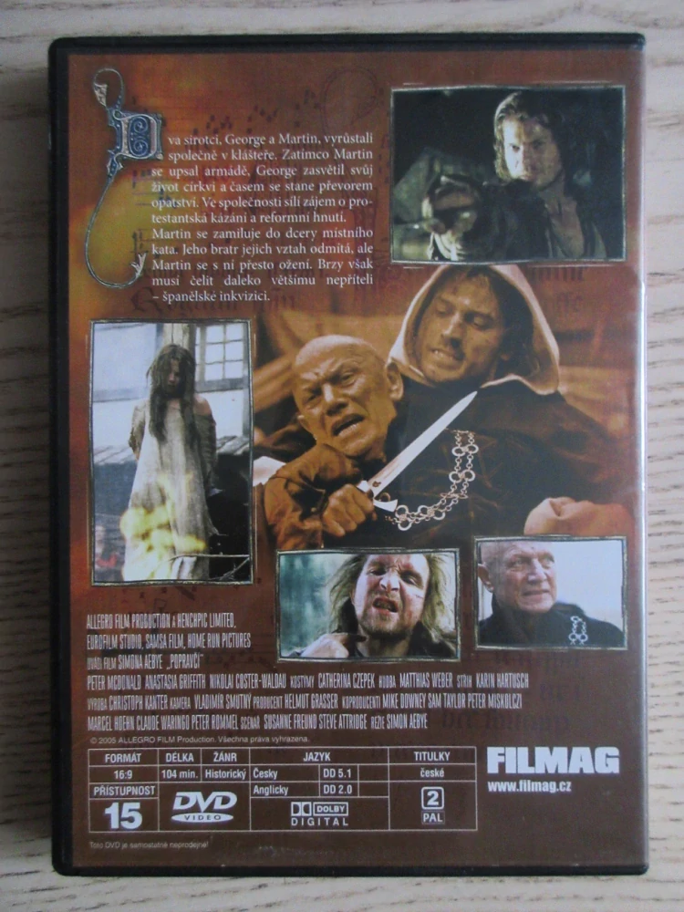POPRAVČÍ, S. BERKOFF, N. COSTER-WALDAU, DVD FILM