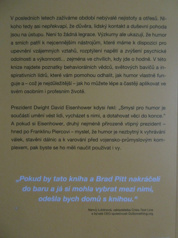 HUMOR SERIÓZNĚ: PROČ JE HUMOR TAJNOU ZBRANÍ V PROFESNÍM A OSOBNÍM ŽIVOTĚ, JENNIFER AAKEROVÁ, NAOMI BAGDONASOVÁ, **an