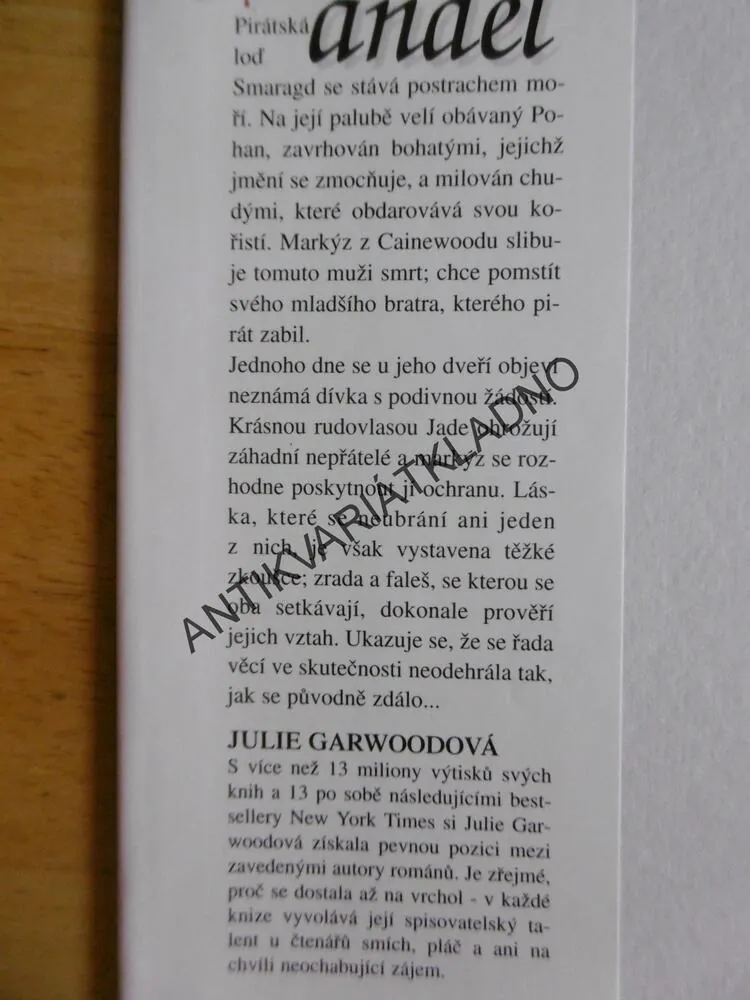 STRÁŽNÝ ANDĚL, JULIE GARWOOD, GARWOODOVÁ, **an