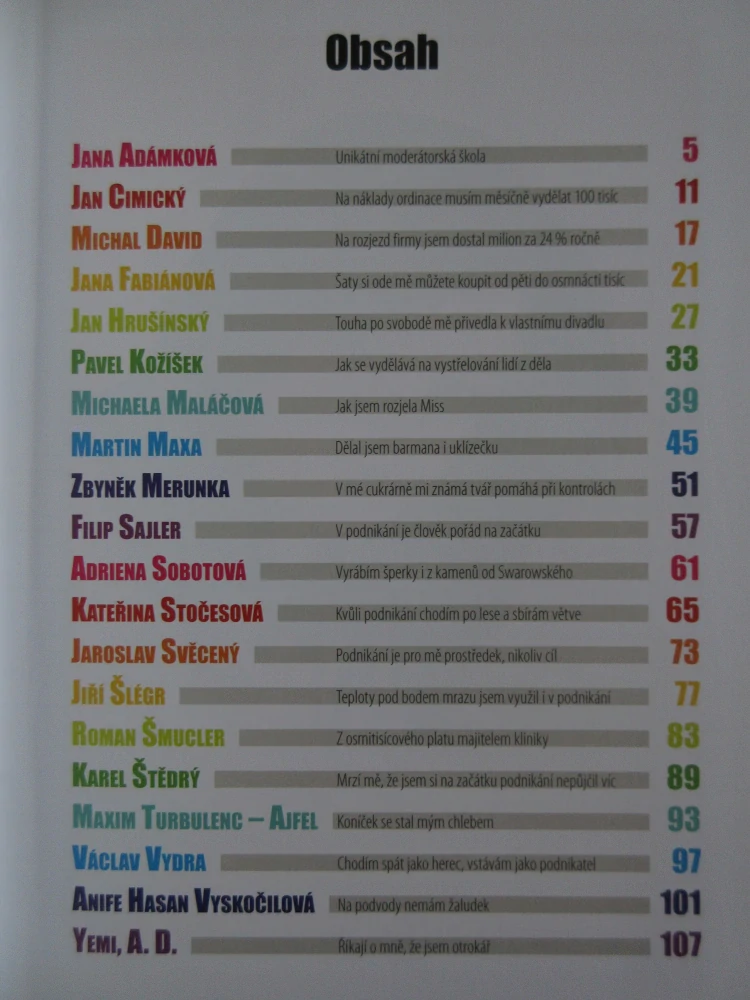 JAK PODNIKAJÍ ČESKÉ CELEBRITY, KOLEKTIV AUTORŮ, **an